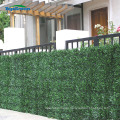 UV coated Outdoor pvc artifical green leaf fence